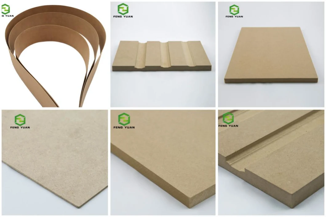 Raw Melamine Mr Glue High Medium Density Faced Plain MDF for Furniture and Home Decoration Kitchen Cabinet Laminated Board